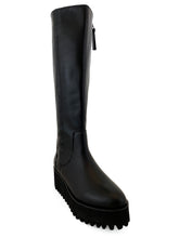 Load image into Gallery viewer, All Black Hi Stretch Flatform Boot

